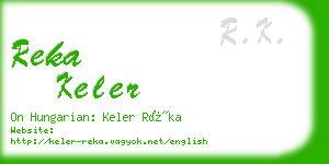 reka keler business card